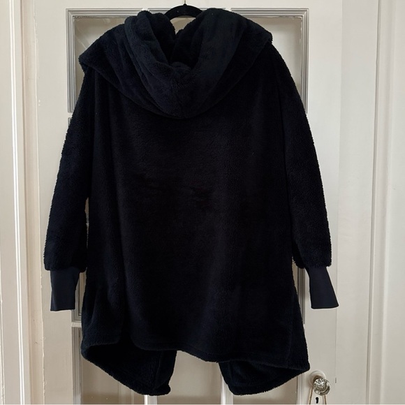 BumbleBella by Jill Martin black hooded sweater coat - Picture 2 of 5